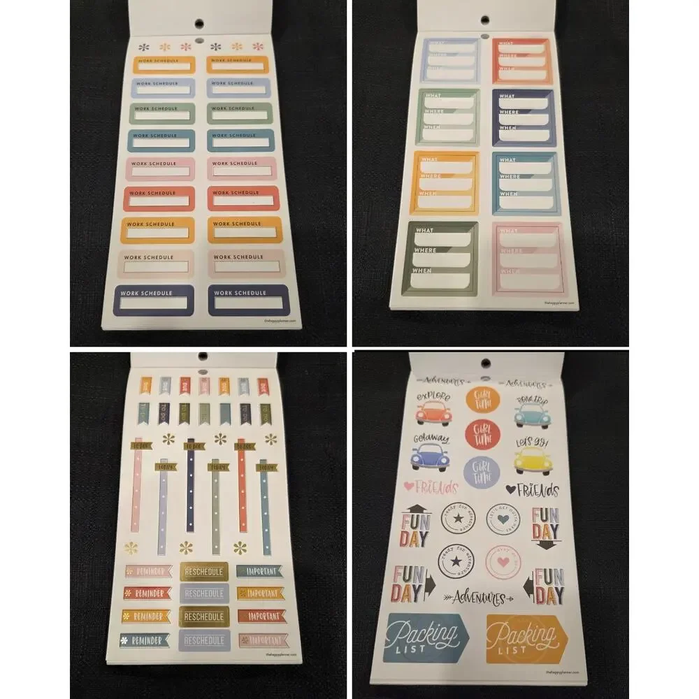 The Happy Planner  Planner Essentials BIG Sticker Book Missing 3 Stickers